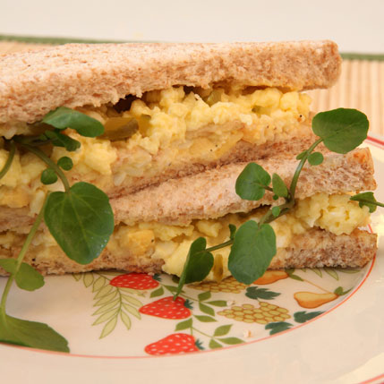 Egg and Watercress Sandwich