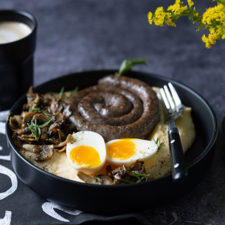 Creamy ‘Pap’ and Boiled Egg Breakfast Bowls